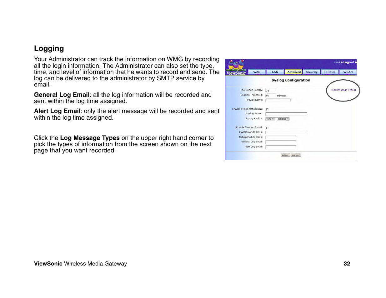 VIEWSONIC Wireless Media Gateway WMG80 User Manual | Page 38 / 105