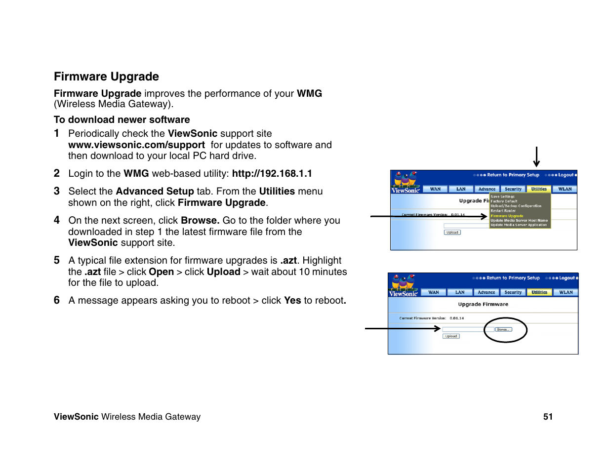 VIEWSONIC Wireless Media Gateway WMG80 User Manual | Page 57 / 105