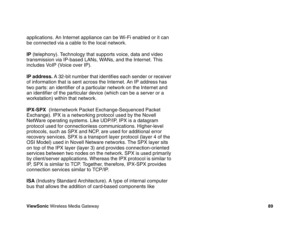 VIEWSONIC Wireless Media Gateway WMG80 User Manual | Page 95 / 105