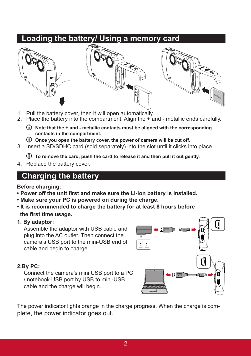 VIEWSONIC 3D SNAP 3DSC5 User Manual | Page 8 / 25