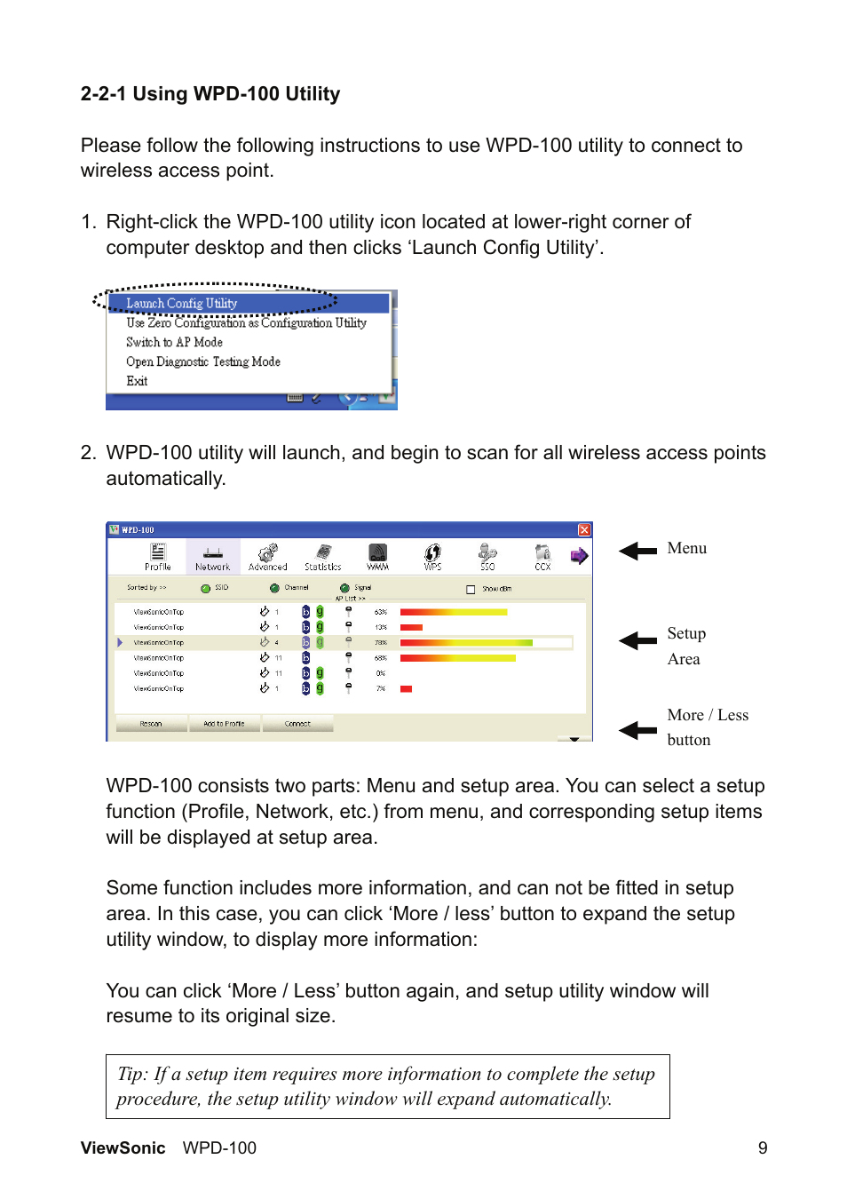 VIEWSONIC WPD-100 VS13789 User Manual | Page 15 / 60