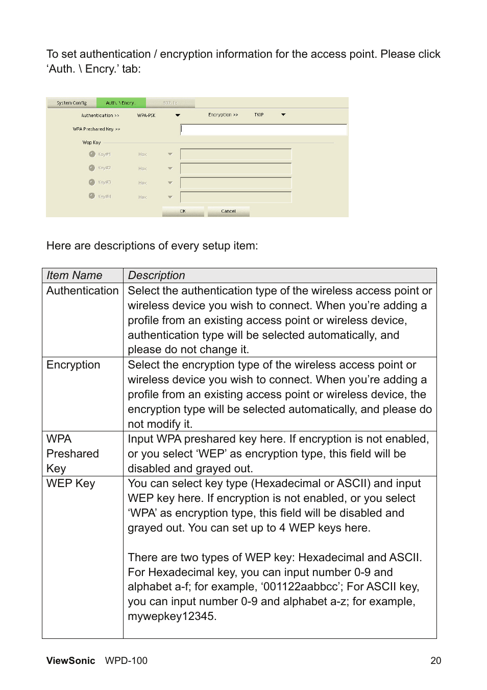 VIEWSONIC WPD-100 VS13789 User Manual | Page 26 / 60