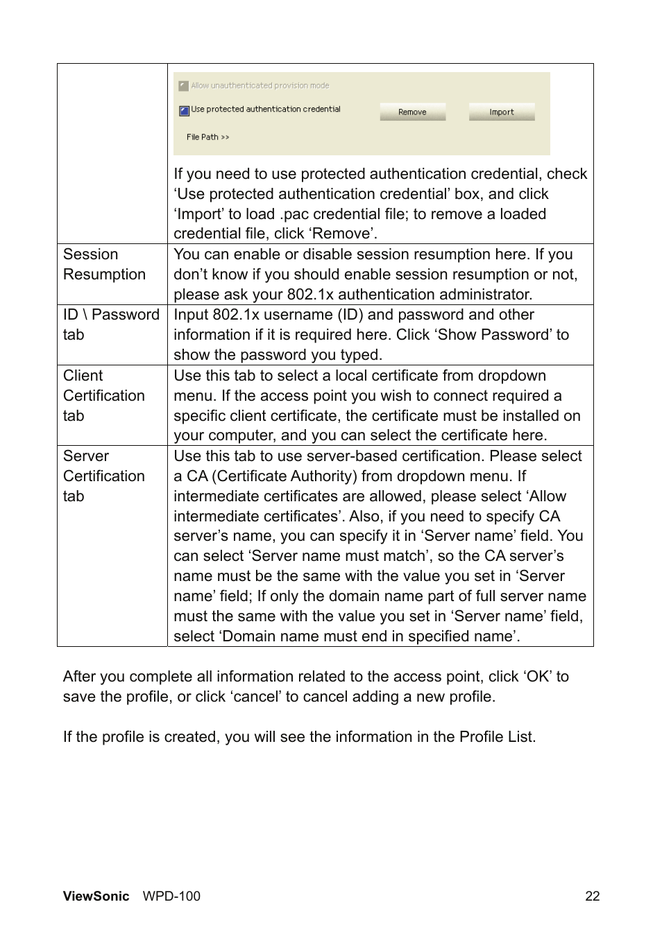VIEWSONIC WPD-100 VS13789 User Manual | Page 28 / 60
