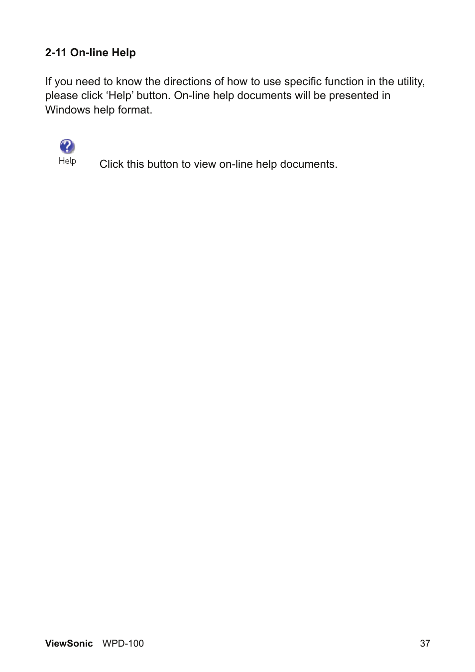 VIEWSONIC WPD-100 VS13789 User Manual | Page 43 / 60