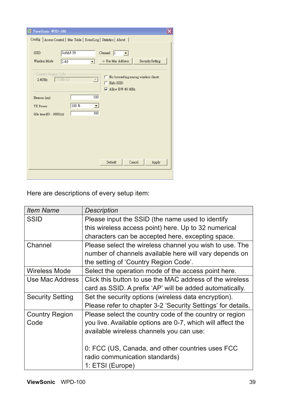 VIEWSONIC WPD-100 VS13789 User Manual | Page 45 / 60