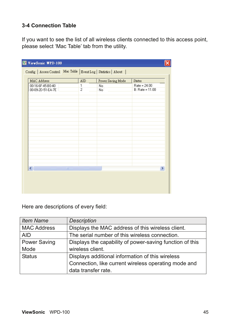 VIEWSONIC WPD-100 VS13789 User Manual | Page 51 / 60
