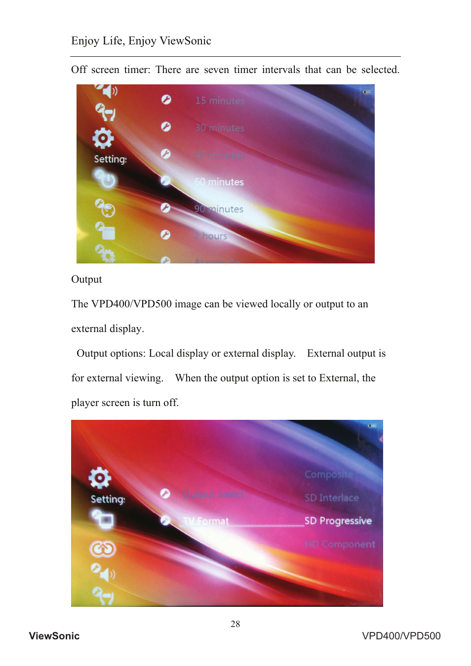 VIEWSONIC Portable Media Player VS12836 User Manual | Page 32 / 38
