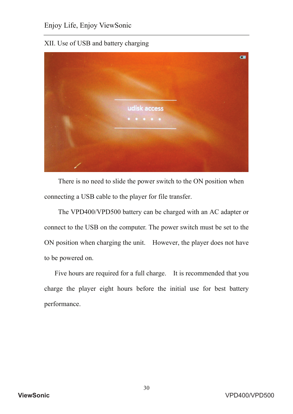 VIEWSONIC Portable Media Player VS12836 User Manual | Page 34 / 38