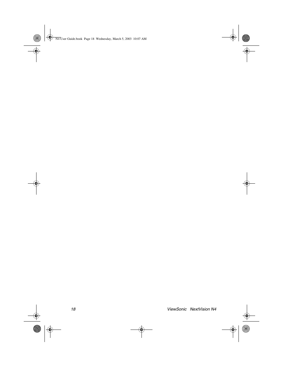 VIEWSONIC NEXTVISION N4 User Manual | Page 21 / 22