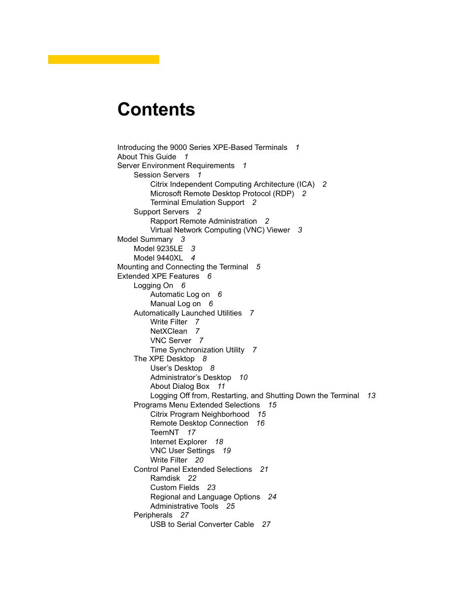 Wyse Technology WintermTM 9000 User Manual | Page 17 / 62