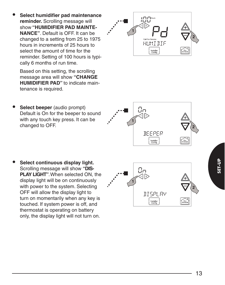 White Rodgers EMERSON BLUE 1F98EZ-1441 User Manual | Page 13 / 20