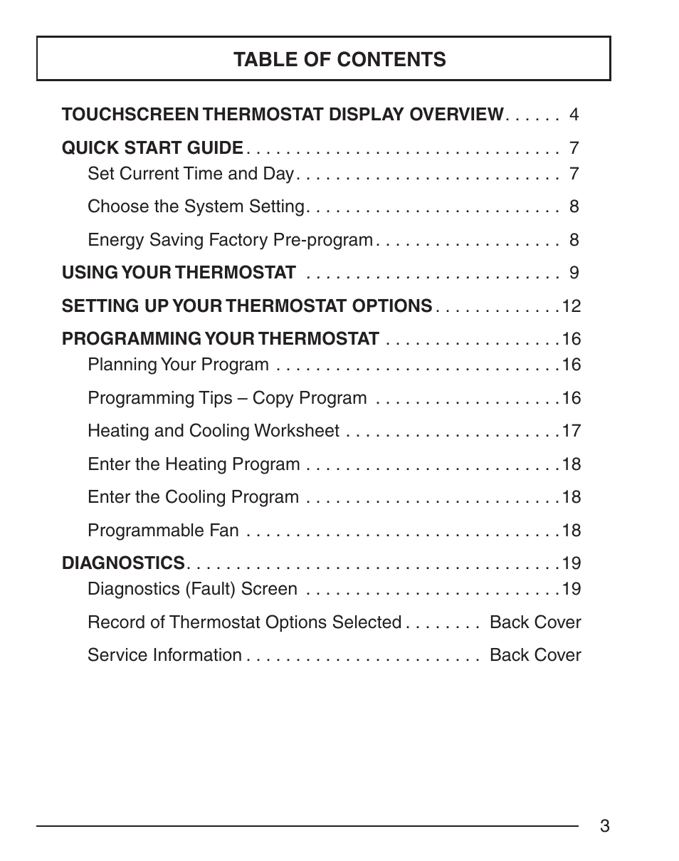 White Rodgers EMERSON BLUE 1F98EZ-1441 User Manual | Page 3 / 20