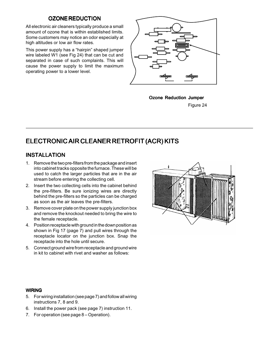Electronic air cleaner retrofit (acr) kits | White Rodgers SST1400 User Manual | Page 13 / 16