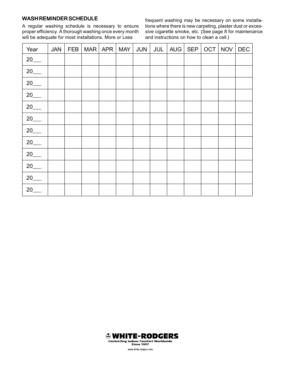 Notice to consumers | White Rodgers SST1400 User Manual | Page 16 / 16