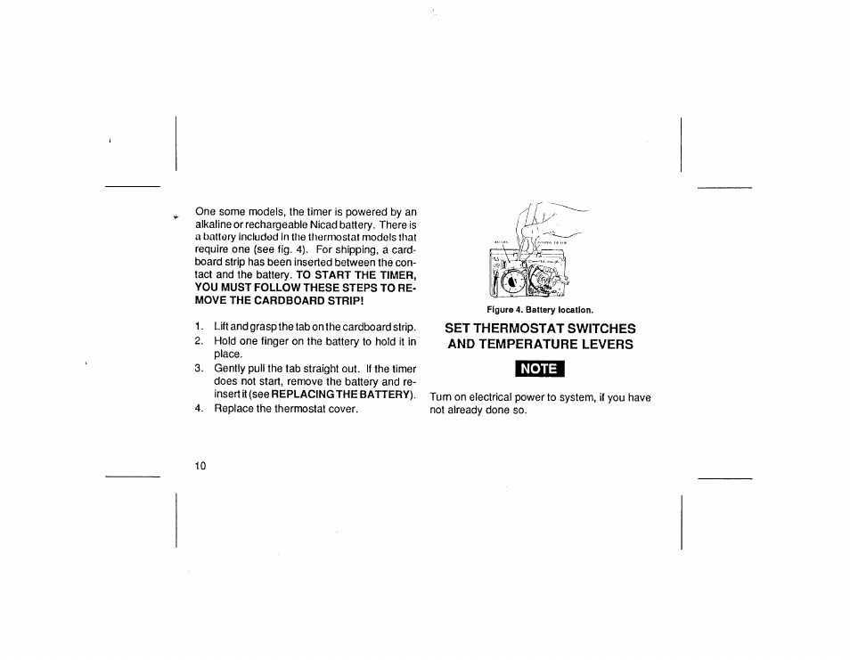 Note | White Rodgers 1F70 User Manual | Page 10 / 16