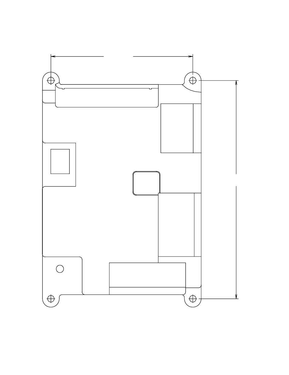 Mounting hole template | White Rodgers 50A55-143 User Manual | Page 8 / 8