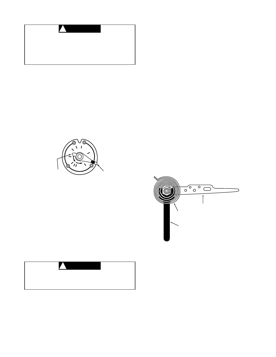 Caution ! caution, Adjusting heat anticipator, Calibrating thermostat | White Rodgers 1F56N-911 User Manual | Page 6 / 8