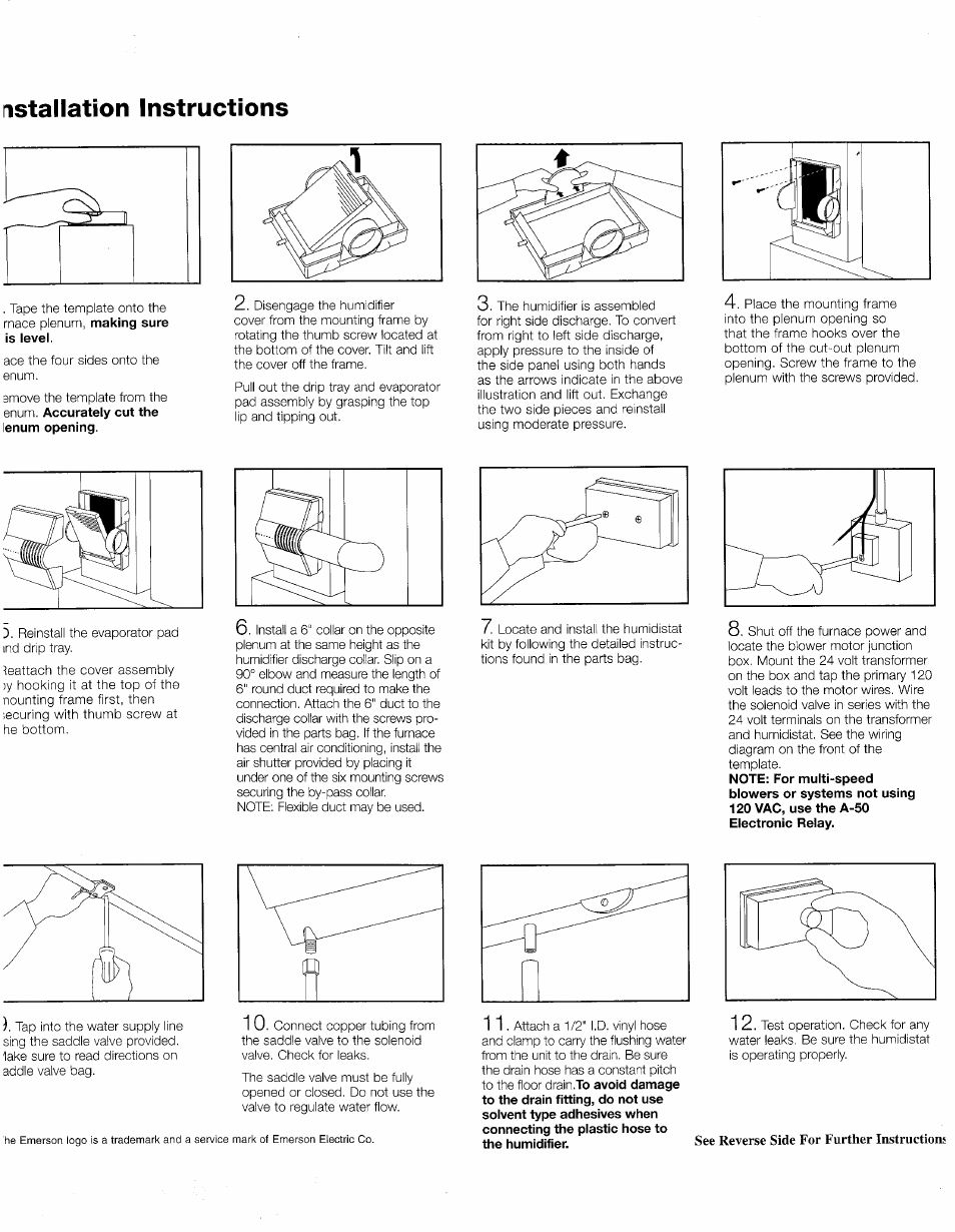 White Rodgers HFT 2900FP User Manual | Page 3 / 11