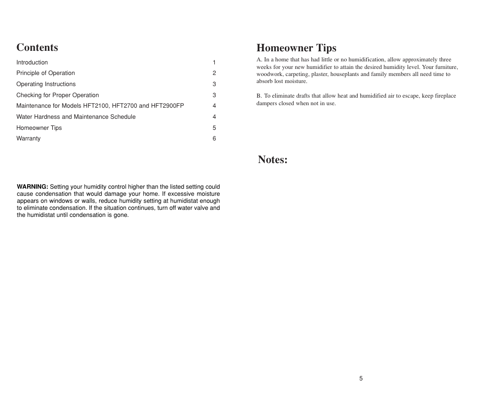 White Rodgers HFT 2900FP User Manual | Page 5 / 11