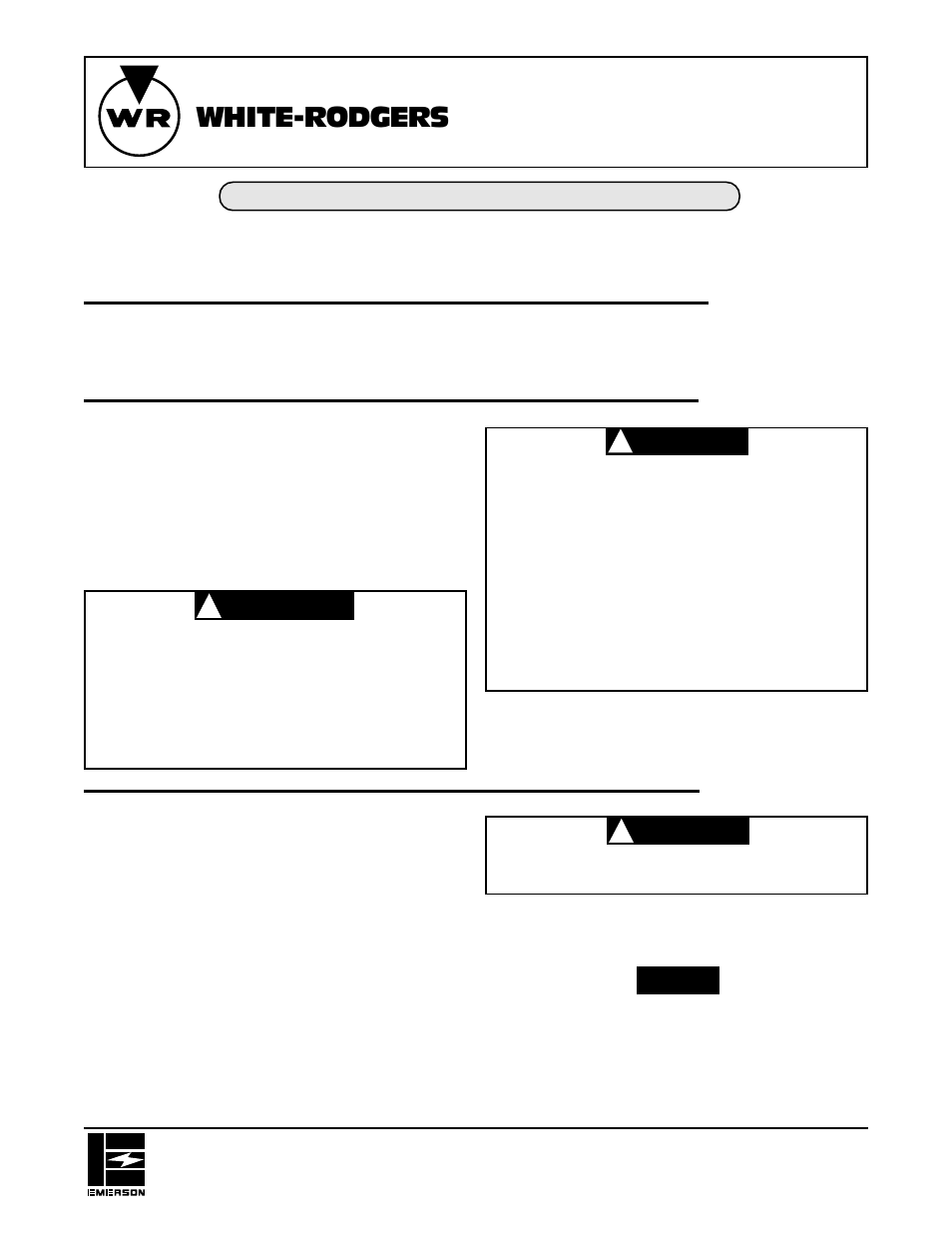 White Rodgers 956 User Manual | 3 pages