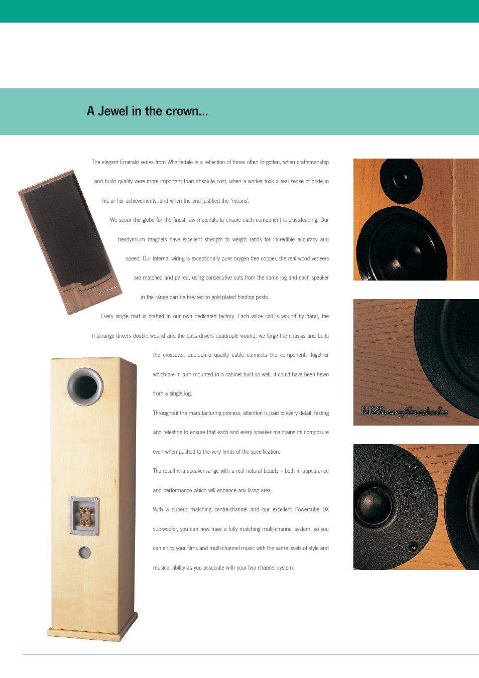 A jewel in the crown | Wharfedale Emerald EM-99 User Manual | Page 4 / 6