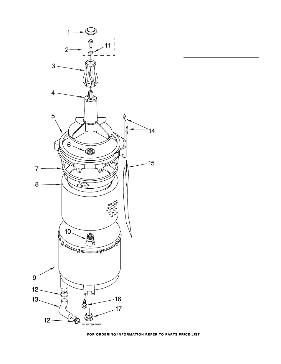 Tub and basket, Tub and basket parts | Whirlpool LTE5243DT3 User Manual | Page 13 / 18