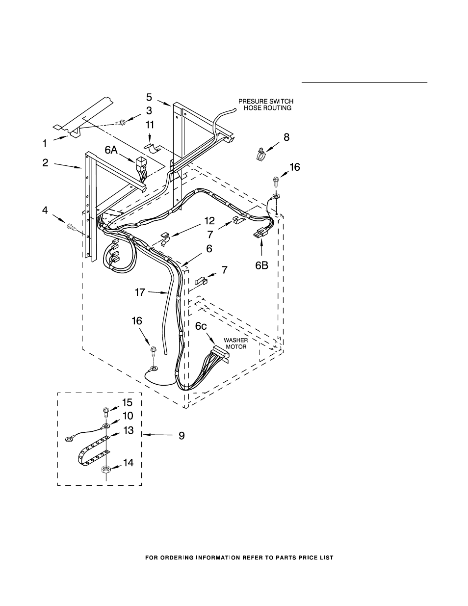 Dryer support and washer, Dryer support and washer parts | Whirlpool LTE5243DT3 User Manual | Page 7 / 18