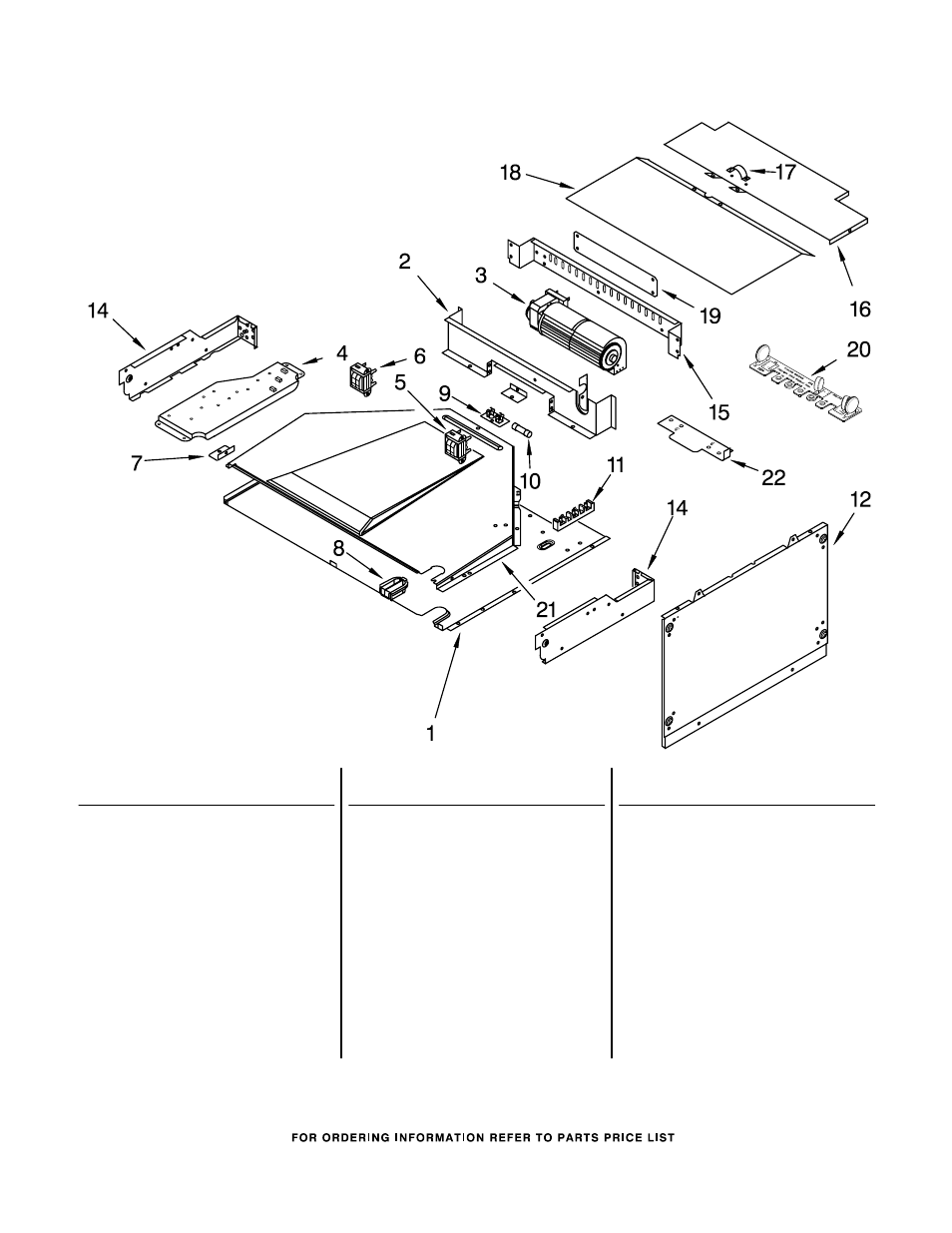 Top venting parts | Whirlpool GMC305PRQ00 User Manual | Page 11 / 12