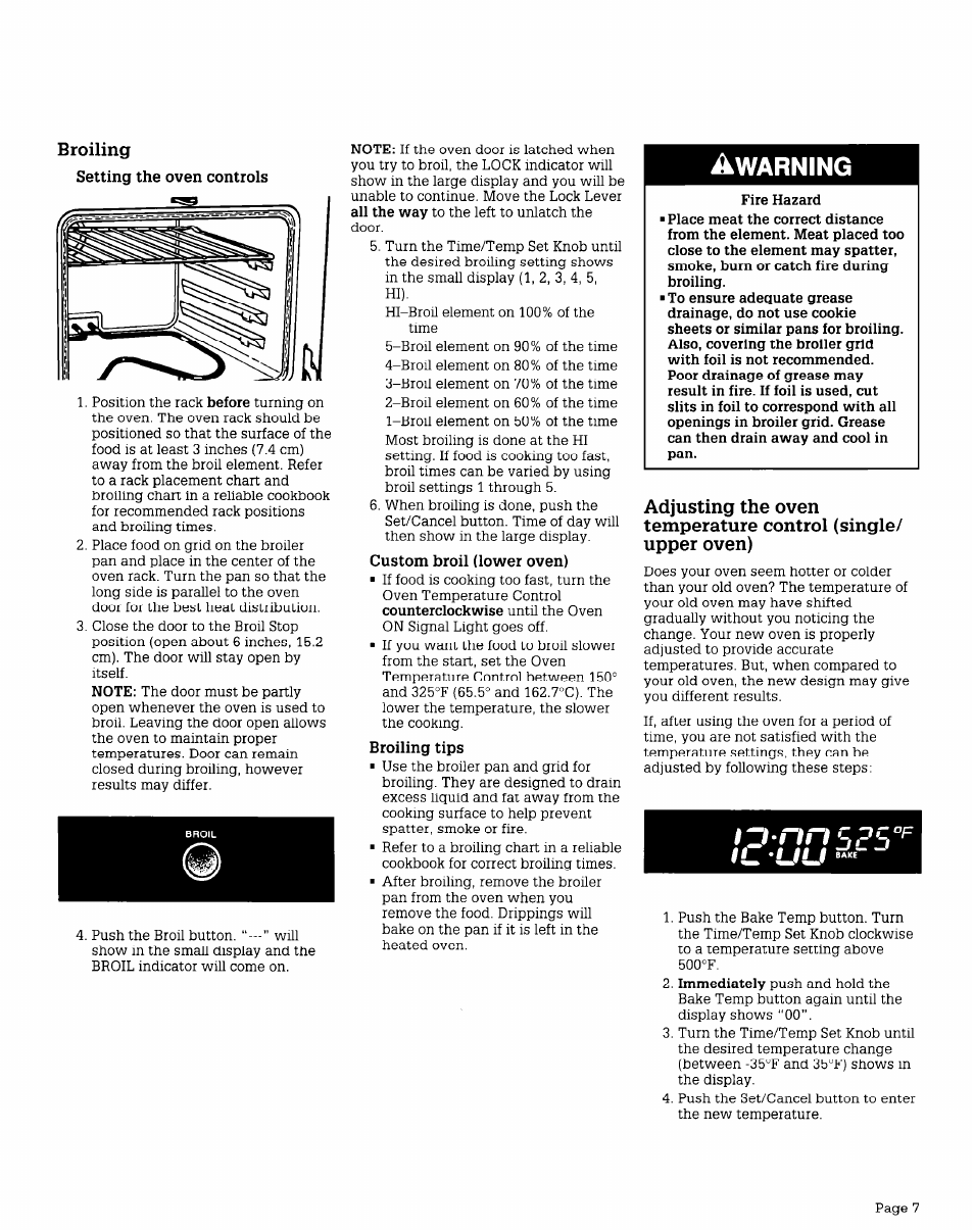 Nns.^s | Whirlpool BES750W User Manual | Page 7 / 16