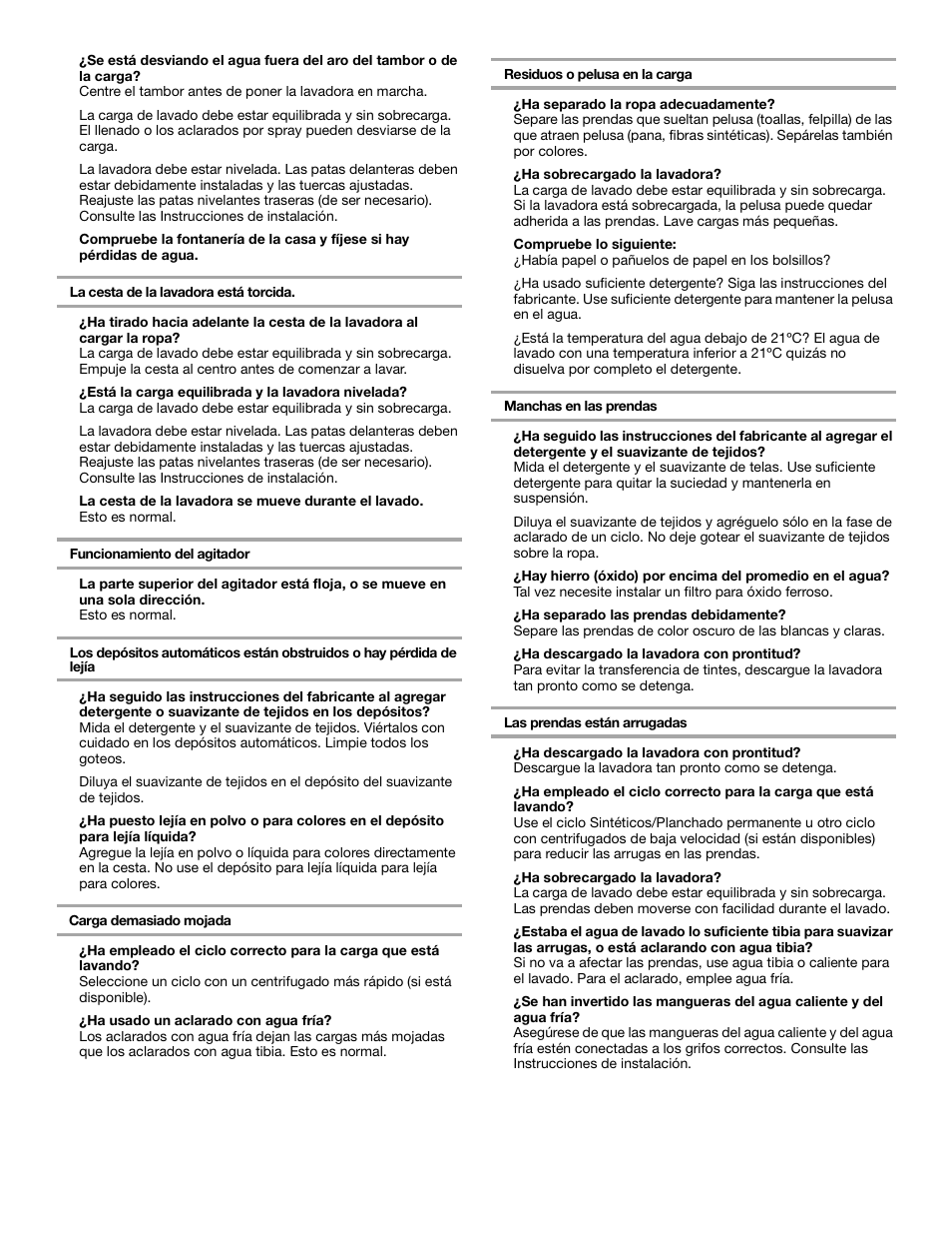 Whirlpool 3XLSQ7533 User Manual | Page 22 / 35