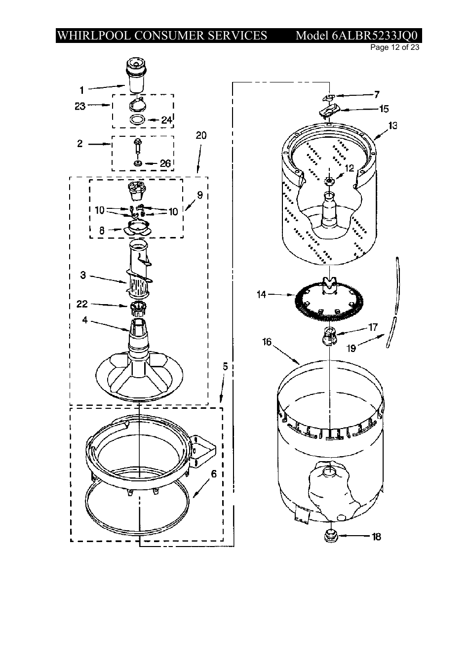 Whirlpool 6ALBR5233JQ0 User Manual | Page 12 / 23