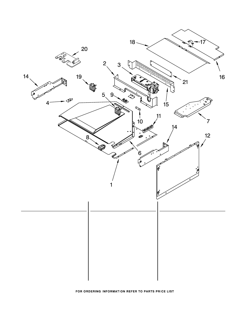 Top venting, Top venting parts | Whirlpool GMC275PDQ6 User Manual | Page 11 / 12