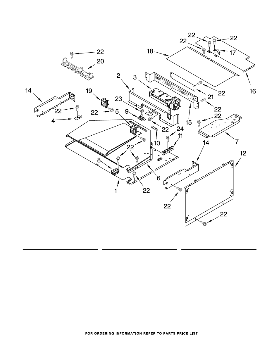 Top venting, Top venting parts | Whirlpool GMC275PRQ01 User Manual | Page 11 / 12