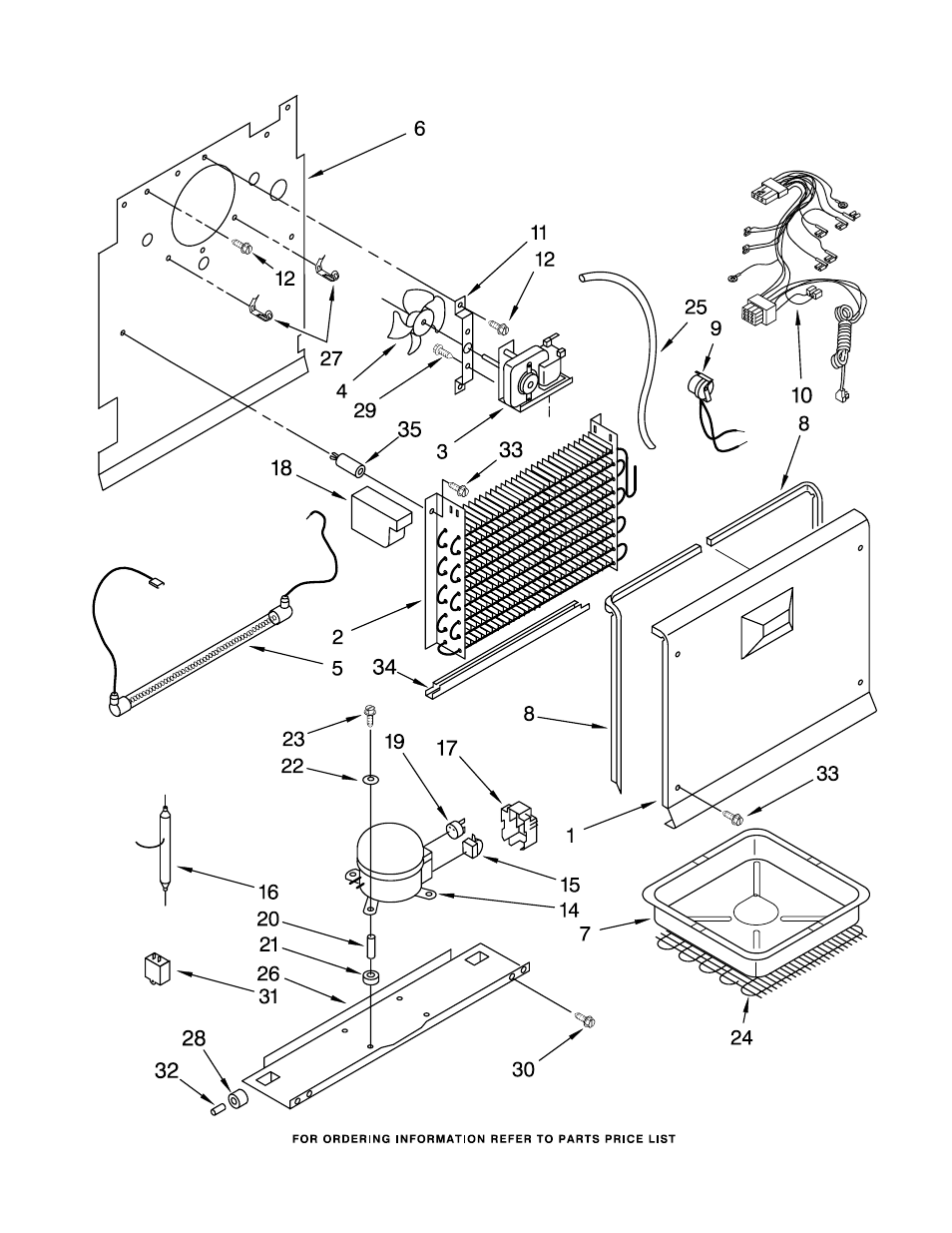 Unit, Unit parts | Whirlpool EV181NZRQ00 User Manual | Page 7 / 9
