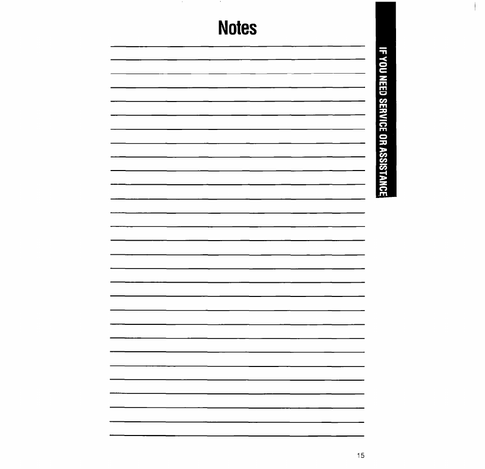 Whirlpool LPR4231A User Manual | Page 15 / 16