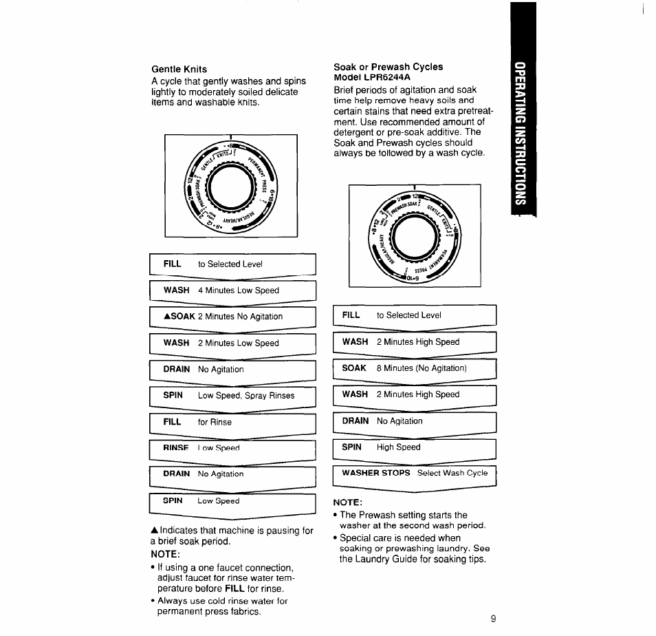 Whirlpool LPR4231A User Manual | Page 9 / 16