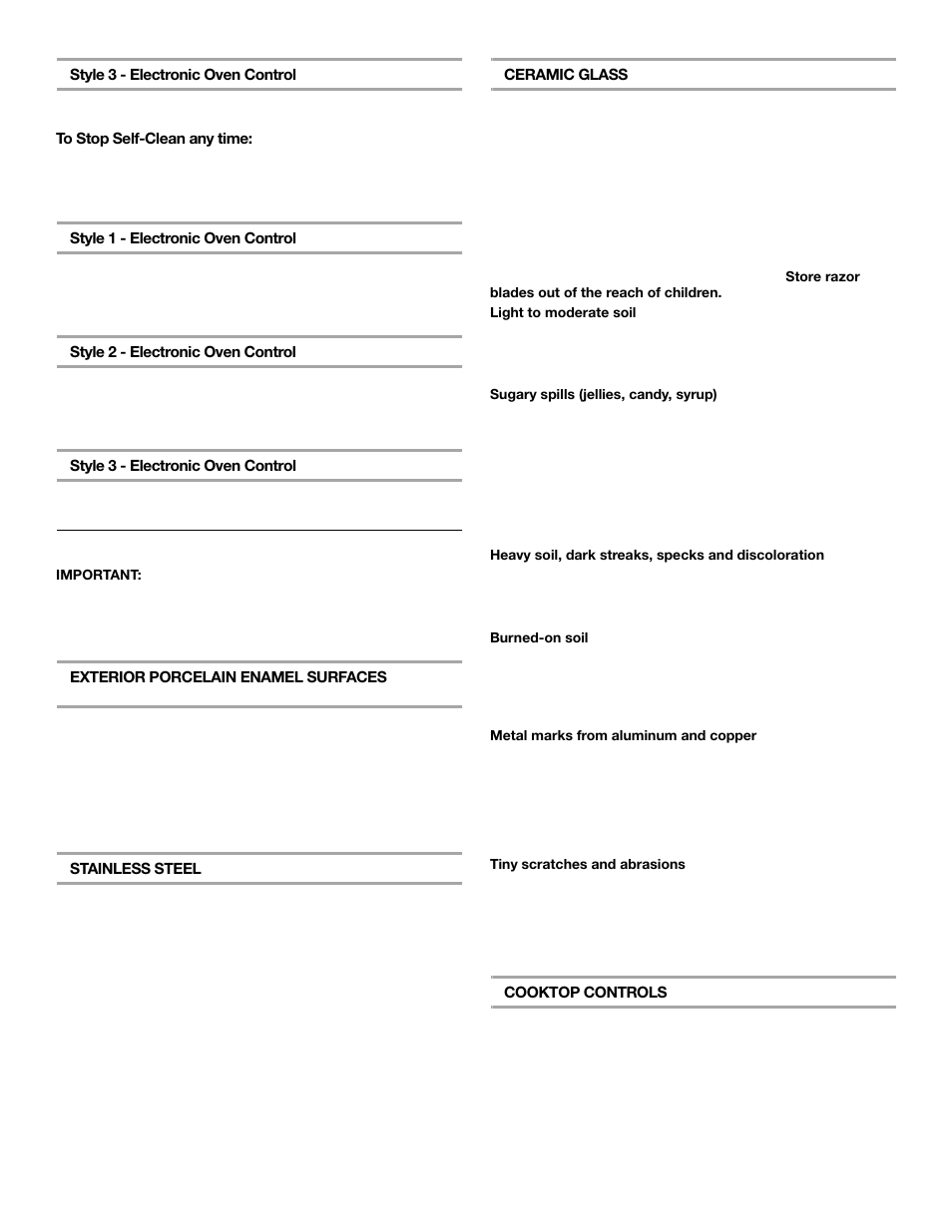General cleaning | Whirlpool 9761079 User Manual | Page 23 / 28