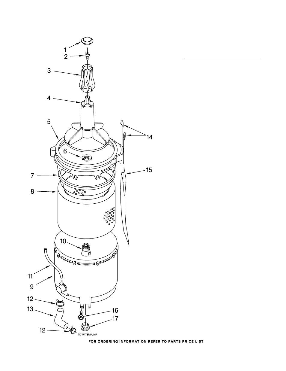 Tub and basket, Tub and basket parts | Whirlpool LTE5243DZ0 User Manual | Page 13 / 18
