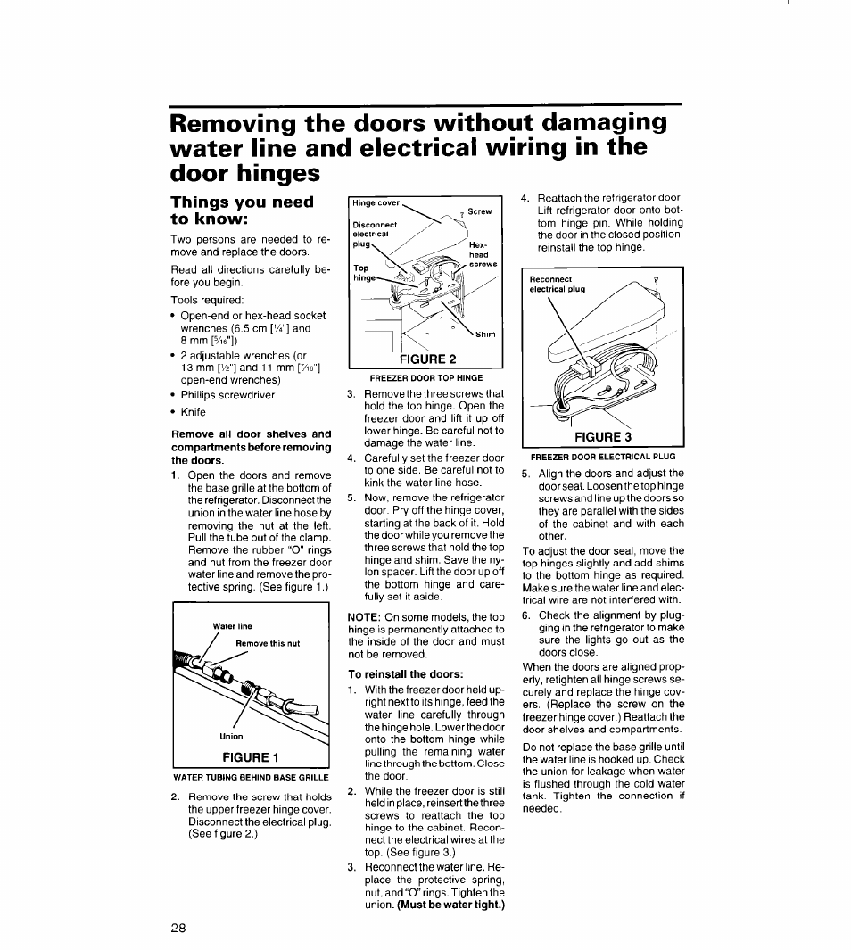 Things you need to know | Whirlpool 3VED23DQDW00 User Manual | Page 29 / 33