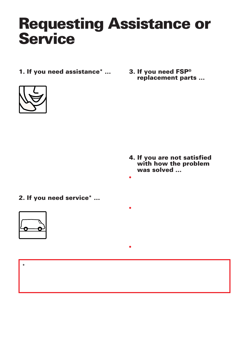 Requesting assistance or service | Whirlpool Roper RAB3132EW0 User Manual | Page 24 / 28