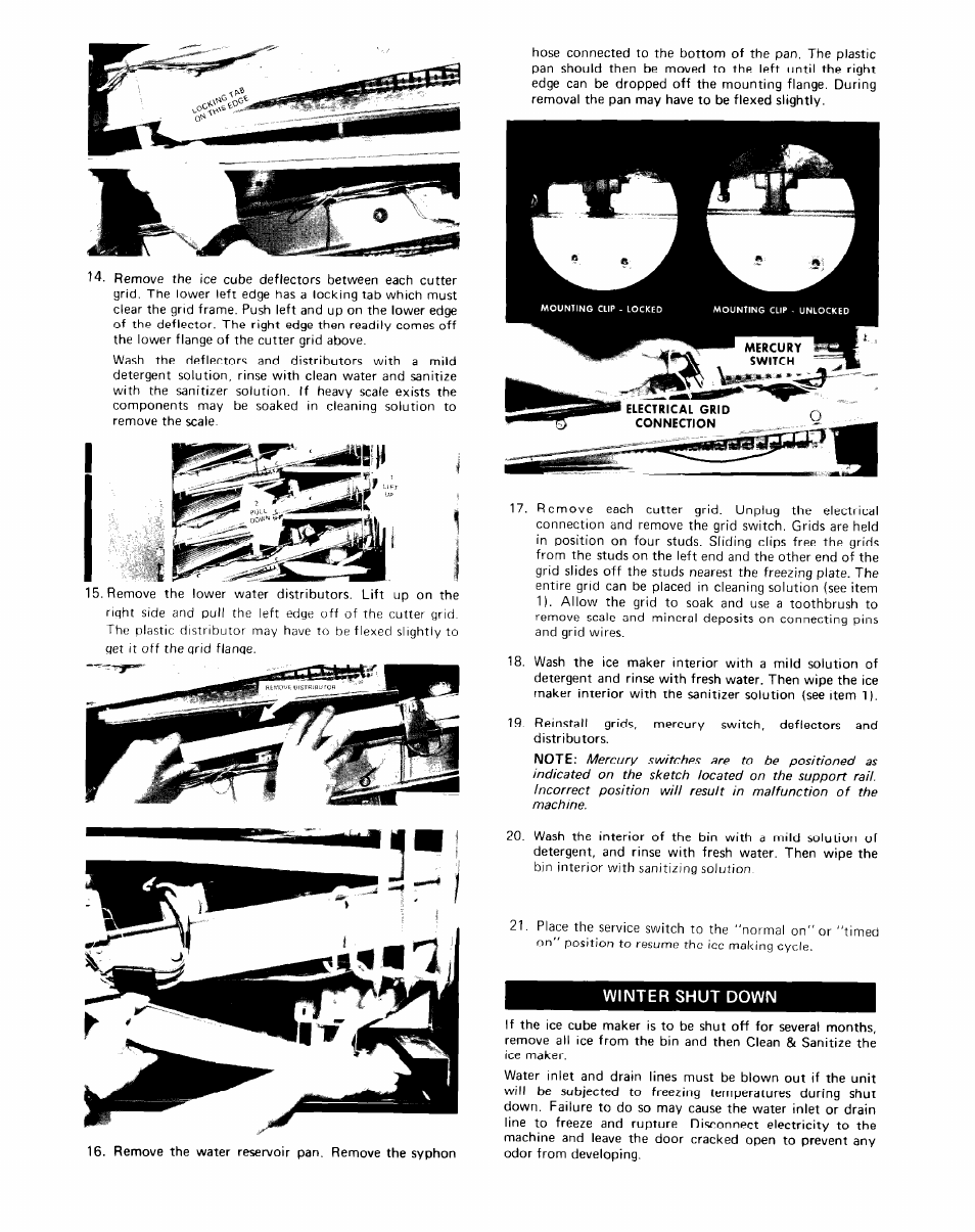 Winter shut down | Whirlpool CHS-12RC User Manual | Page 4 / 6