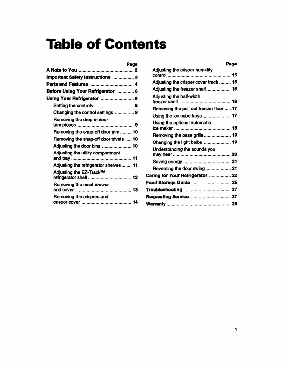 Whirlpool 3ET16NKXDG00 User Manual | Page 2 / 29