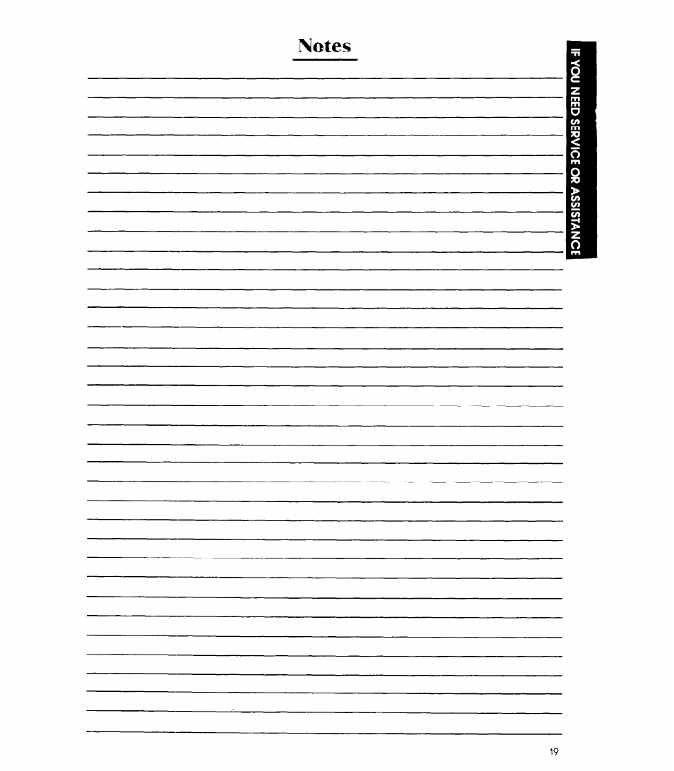 Whirlpool 3ED26MM User Manual | Page 19 / 20