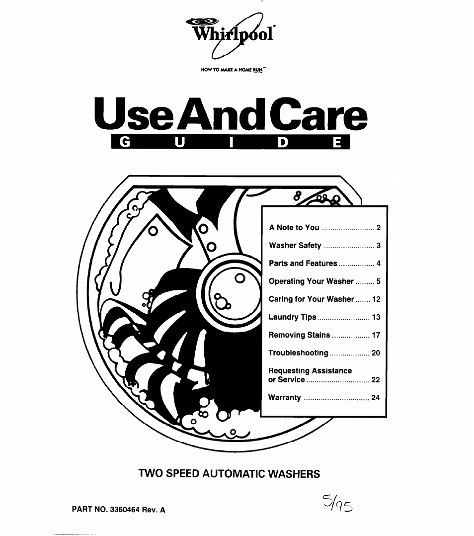 Whirlpool 3360464 User Manual | 23 pages