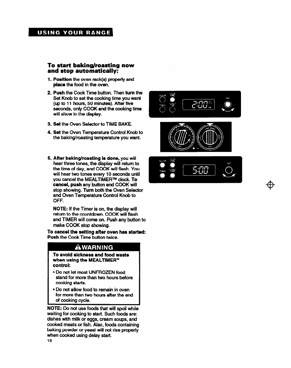 Warning | Whirlpool FEP350Y User Manual | Page 18 / 30