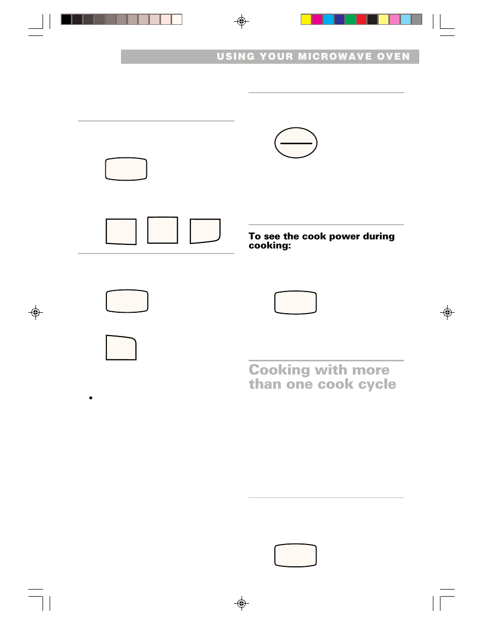 Cooking with more than one cook cycle | Whirlpool CMT061SG User Manual | Page 15 / 28
