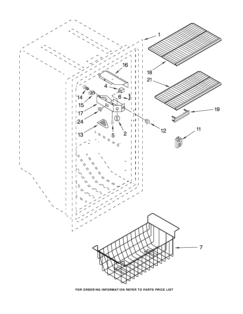 Liner, Liner parts | Whirlpool EV161nzrq00 User Manual | Page 3 / 8