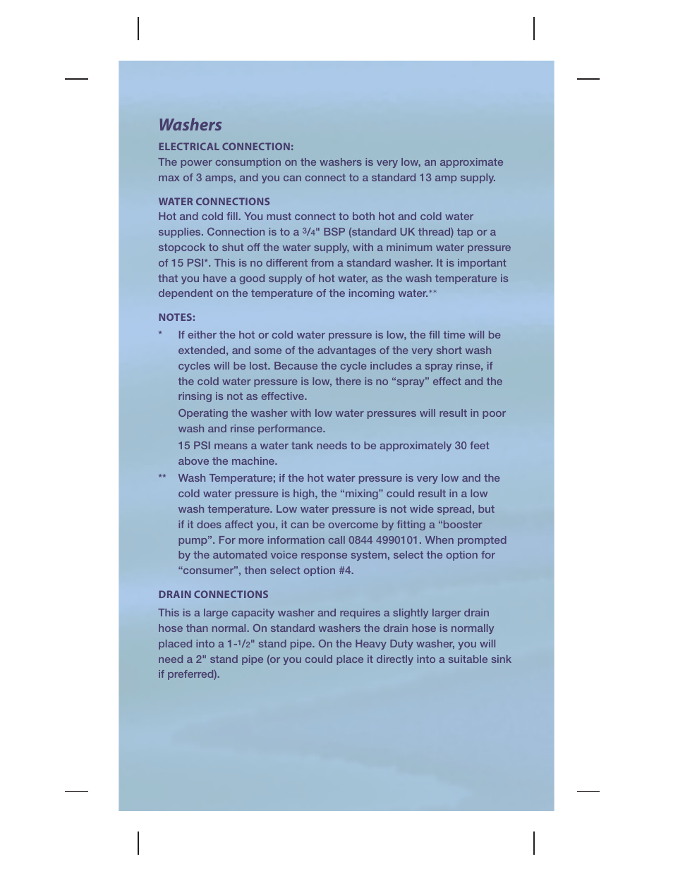 Washers | Whirlpool AMERICAN HEAVY DUTY LAUNDRY PRODUCTS W10131548B User Manual | Page 3 / 12