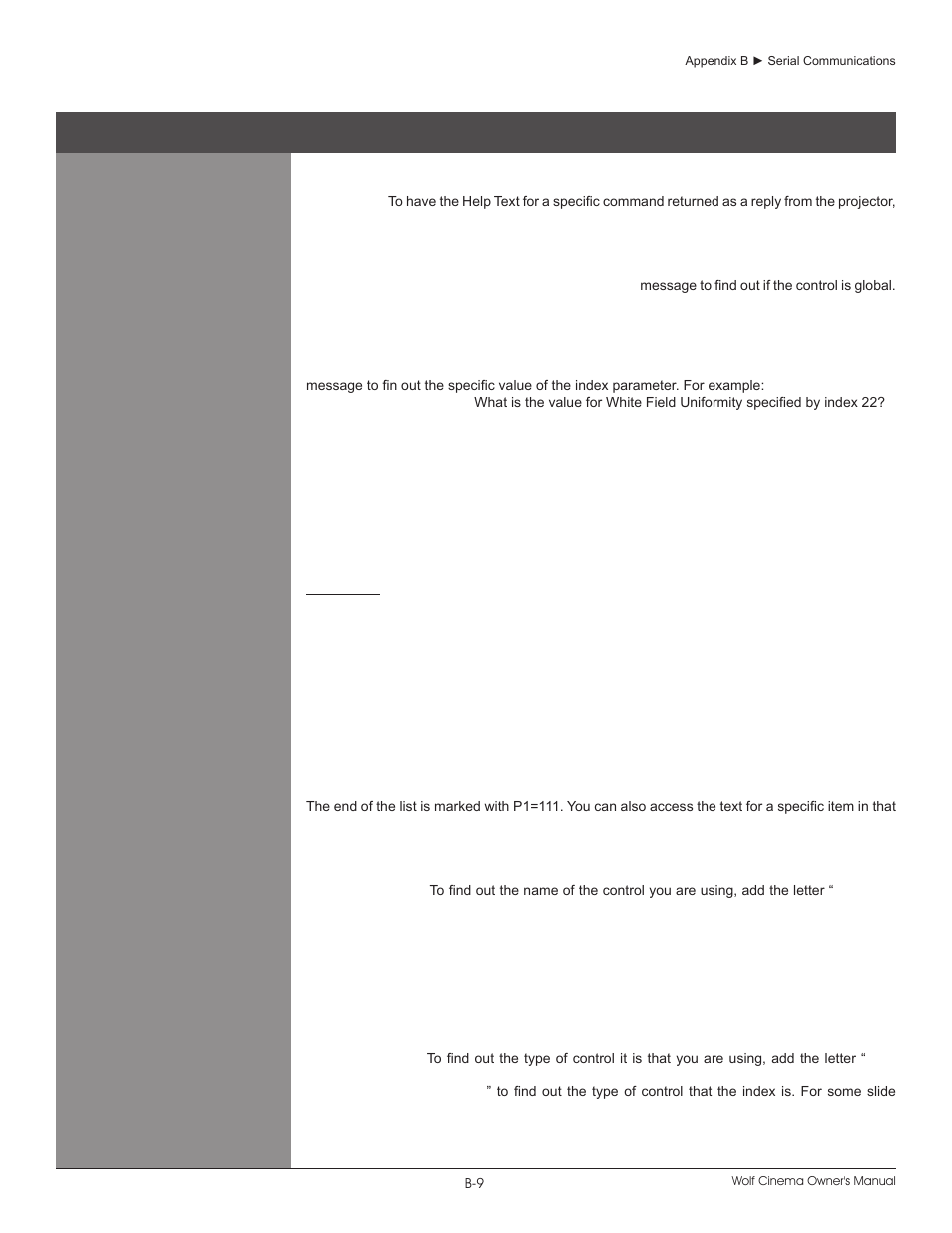 Wolf DCX-1000I User Manual | Page 109 / 152