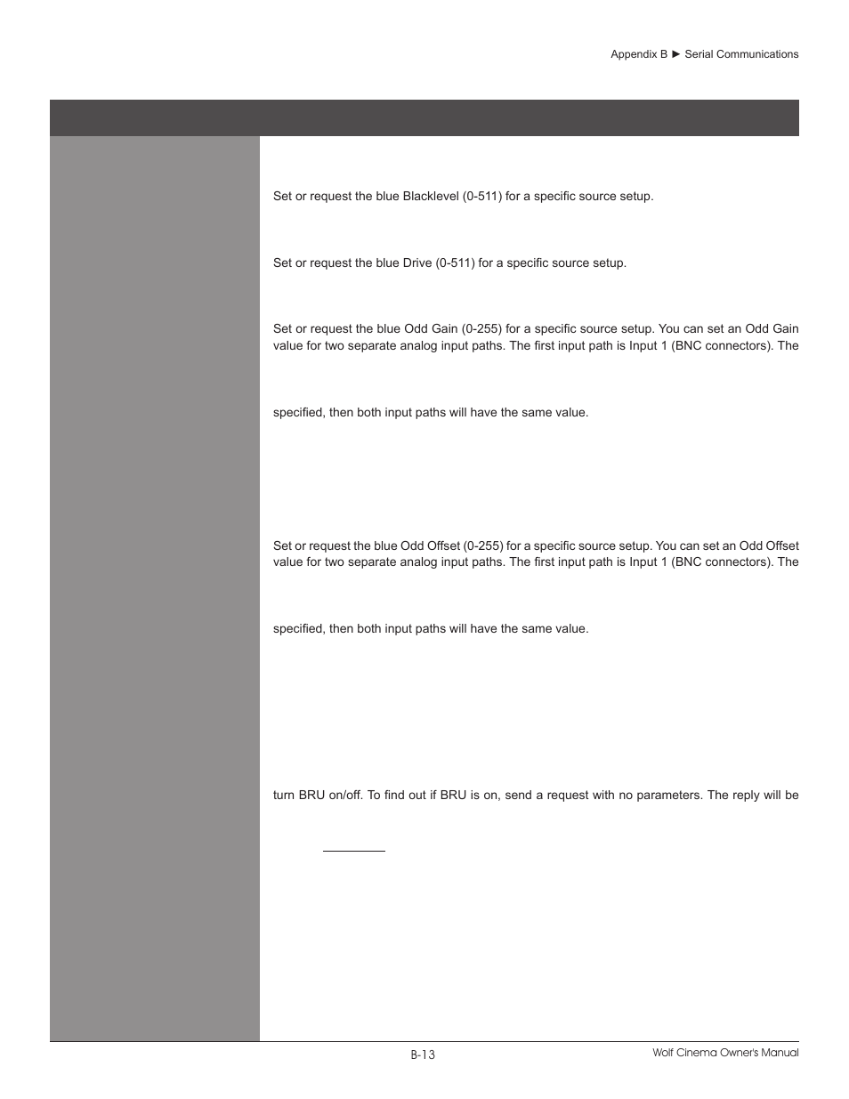 Wolf DCX-1000I User Manual | Page 113 / 152